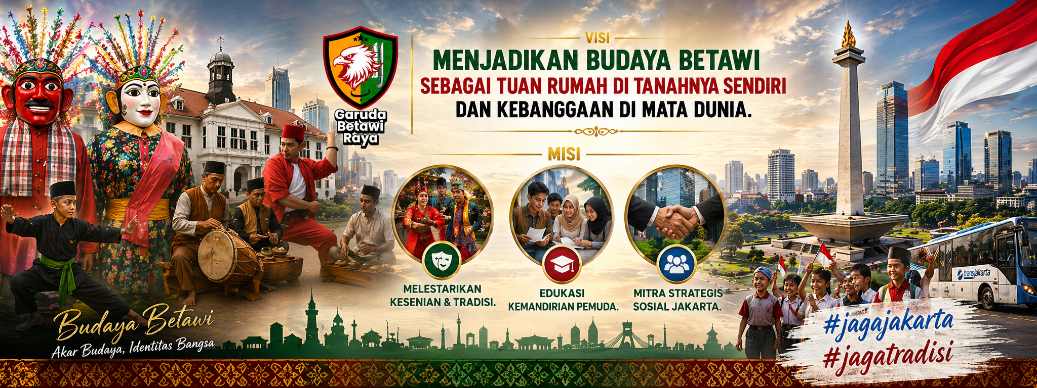 visi misi garuda betawi