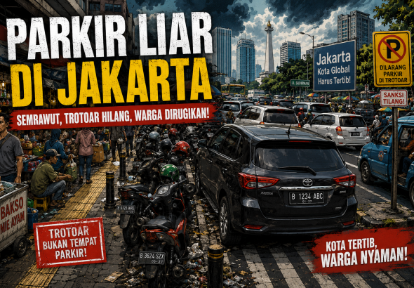 parkir sangat liar