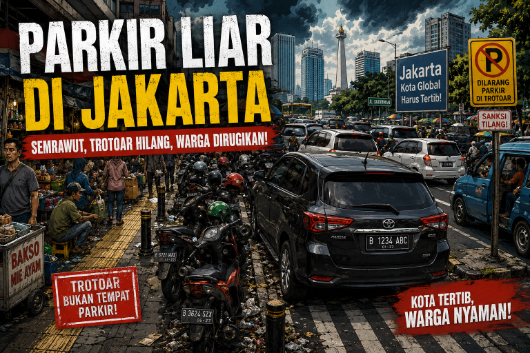 parkir sangat liar